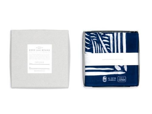 ENDS and MEANS Handcachief INDIGO