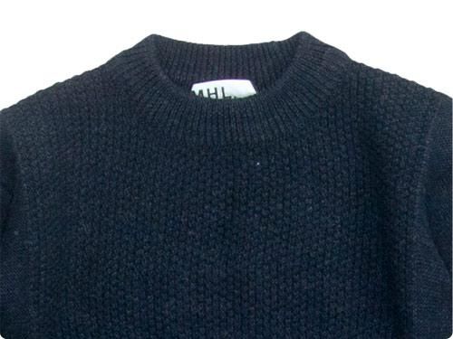 MHL. BULKY WOOL KNIT 121NAVY̥󥺡