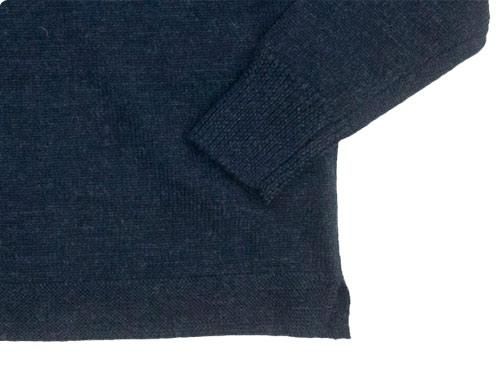 MHL. BULKY WOOL KNIT 121NAVY̥󥺡