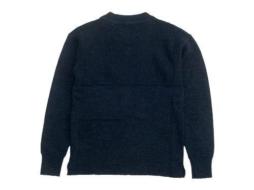 MHL. BULKY WOOL KNIT 121NAVY̥󥺡