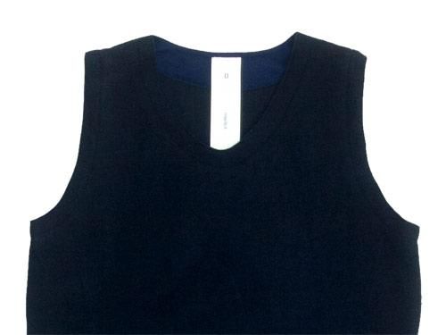  maillot wool melton vest NAVY