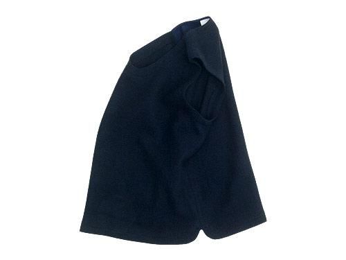  maillot wool melton vest NAVY