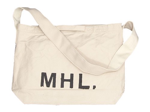 MHL. HEAVY CANVAS SHOULDER BAG 032ECRU 【5956171501】 MHL.通販