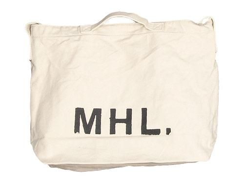 MHL. HEAVY CANVAS SHOULDER BAG 032ECRU 5956171501