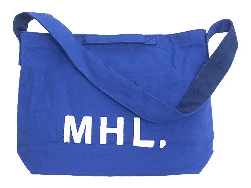 MHL. HEAVY CANVAS SHOULDER BAG 110FRENCH BLUE 5956171501