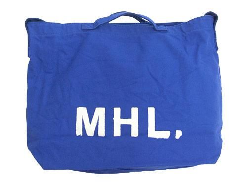 MHL. HEAVY CANVAS SHOULDER BAG 110FRENCH BLUE 5956171501
