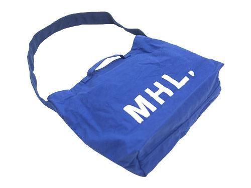 MHL. HEAVY CANVAS SHOULDER BAG 110FRENCH BLUE 5956171501