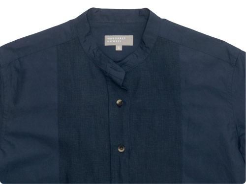 MARGARET HOWELL DENSE SHIRTING COTTON SHIRTS 120NAVY ̥ǥ