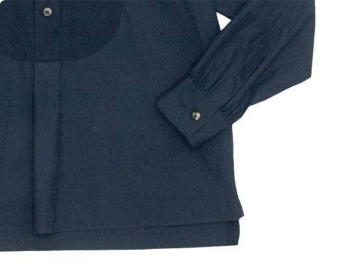 MARGARET HOWELL DENSE SHIRTING COTTON SHIRTS 120NAVY ̥ǥ