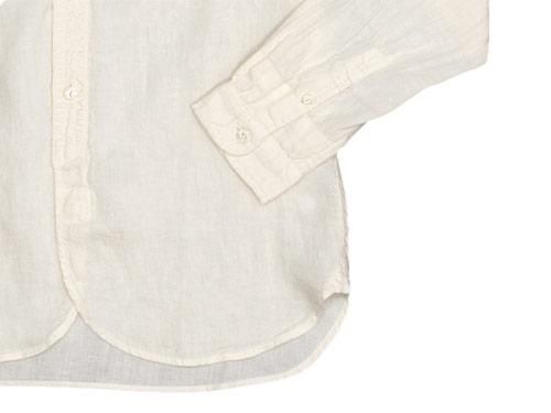 maillot sunset linen round work shirts SHELL