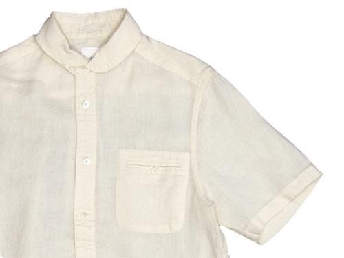 maillot sunset linen round work S/S shirts SHELL