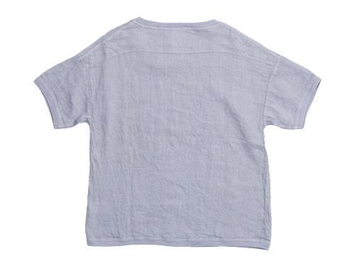  maillot crew neck linen shirts T GRAY