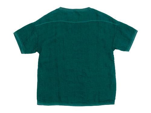  maillot linen shirts T DARK GREEN