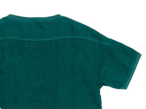  maillot linen shirts T DARK GREEN