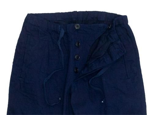 maillot solid denim easy pants NAVY