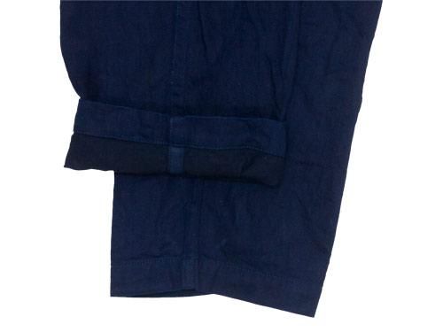 maillot solid denim easy pants NAVY