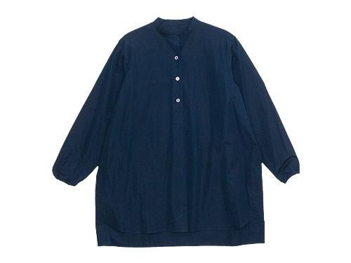 lin francais d antan appel アペル stand collar p o long shirts