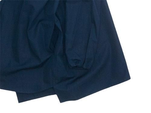 Atelier d'antan Appelʥڥ Stand Collar P/O Long Shirts NAVY