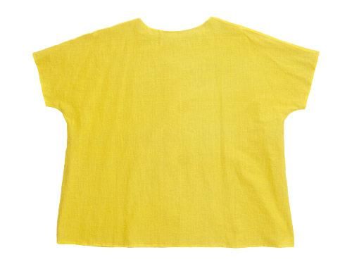 Atelier d'antan Nadar Khadi Blouse YELLOW x GRAY