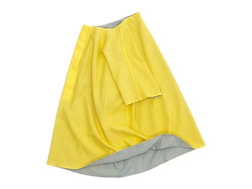 Atelier d'antan Nadar Khadi Blouse YELLOW x GRAY