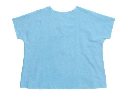 Atelier d'antan Nadar Khadi Blouse LIGHT BLUE x GRAY
