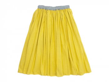 Atelier d'antan Boulle（ブール） Reversible Gathered Skirt YELLOW x GRAY