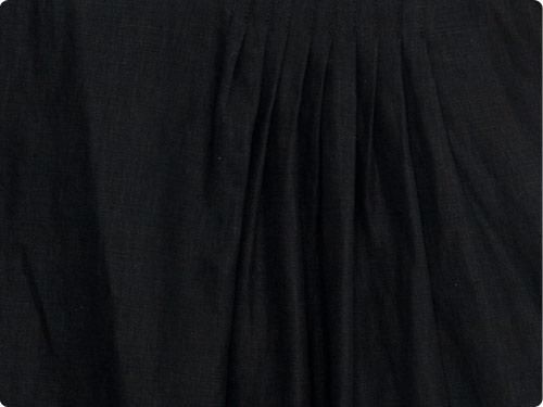 Atelier d'antan Villonʥ Short Sleeve One-piece BLACK