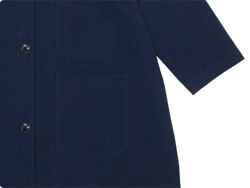 Atelier d'antan Godardʥ Cotton Coat NAVY