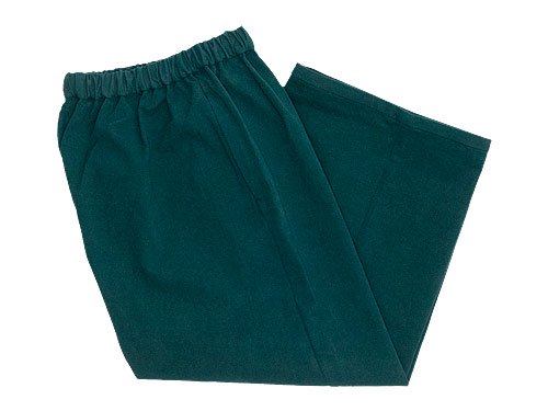 Atelier d'antan Peyton（ペイトン） Cotton wide pants GREEN