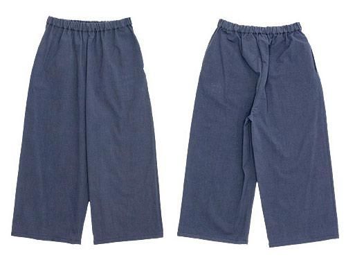 Atelier d'antan Peytonʥڥȥ Cotton wide pants GRAY