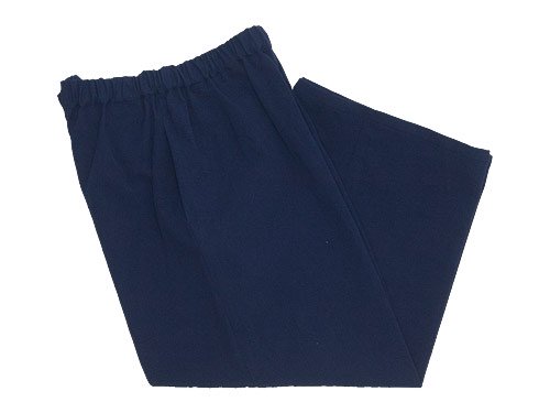 Atelier d'antan Peytonʥڥȥ Cotton wide pants NAVY