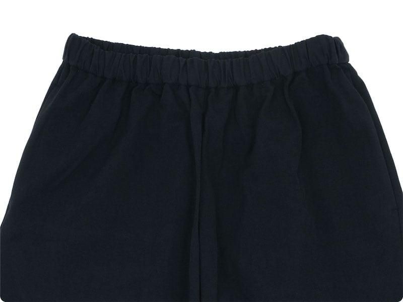 Atelier d'antan Peytonʥڥȥ Cotton wide pants BLACK