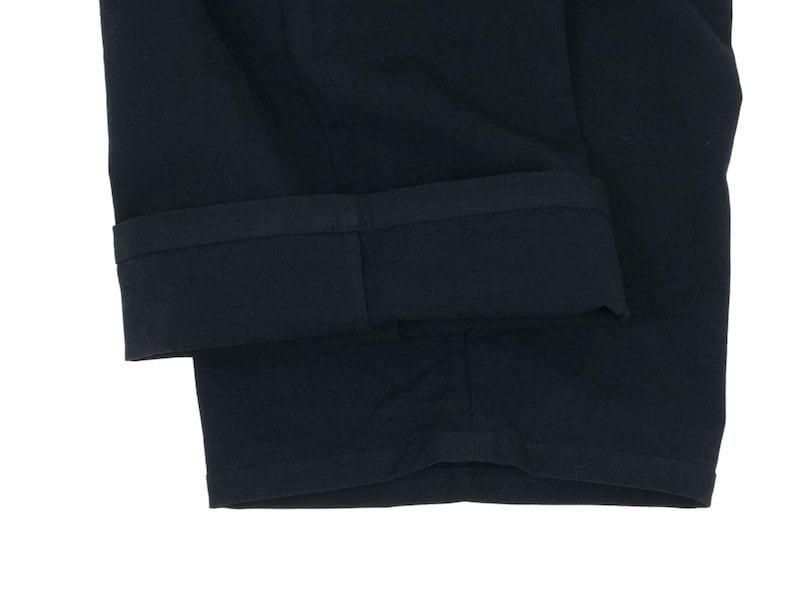 Atelier d'antan Peytonʥڥȥ Cotton wide pants BLACK