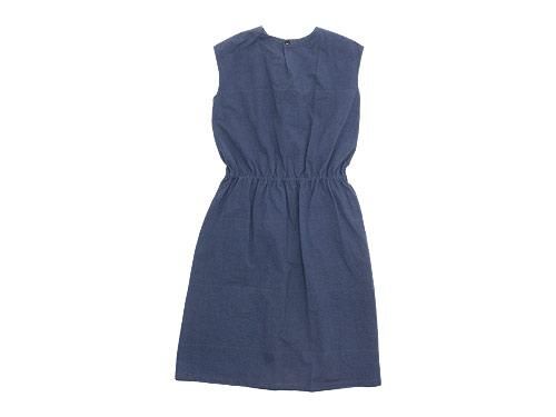 Atelier d'antan Bigotʥӥ gathered one-piece GRAY