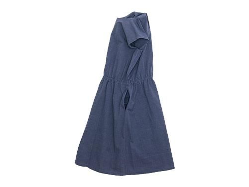 Atelier d'antan Bigotʥӥ gathered one-piece GRAY