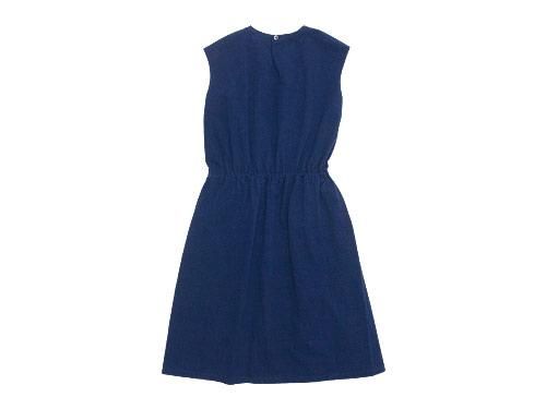 Atelier d'antan Bigotʥӥ gathered one-piece NAVY