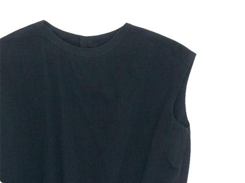 Atelier d'antan Bigotʥӥ gathered one-piece BLACK