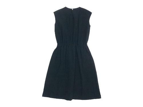 Atelier d'antan Bigotʥӥ gathered one-piece BLACK