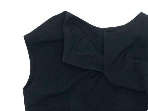 Atelier d'antan Bigotʥӥ gathered one-piece BLACK