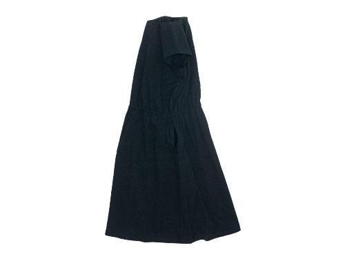 Atelier d'antan Bigotʥӥ gathered one-piece BLACK