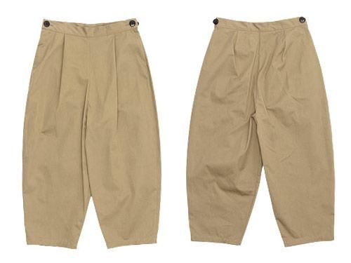 Atelier d'antan Salvadorʥɡ tack pants BEIGE