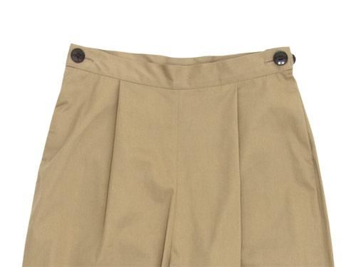 Atelier d'antan Salvador（サルヴァドール） tack pants BEIGE