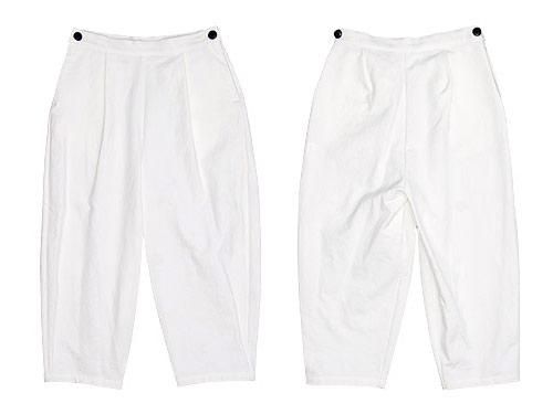 Atelier d'antan Salvadorʥɡ tack pants WHITE