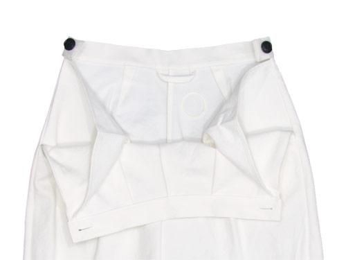 Atelier d'antan Salvadorʥɡ tack pants WHITE