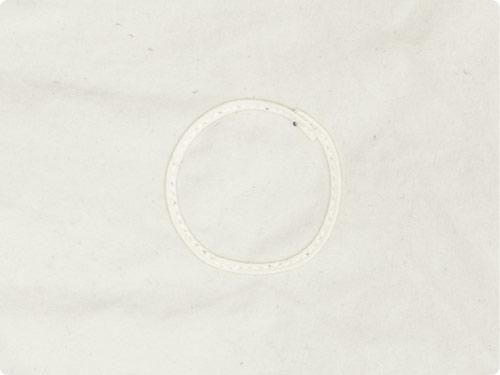 Atelier d'antan Carolʥ Round Bag Linen NAVY
