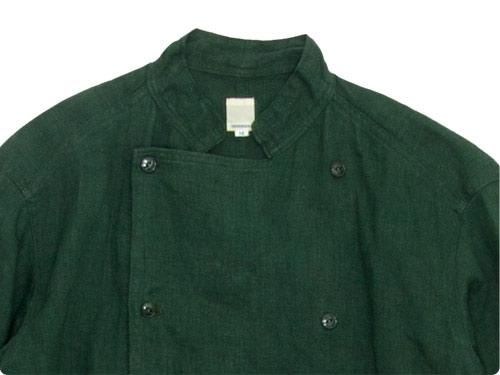 TATAMIZE DOUBLE BRESTED SHIRTS JACKET GREEN