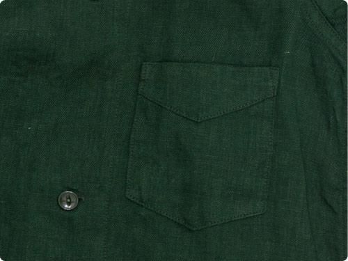 TATAMIZE DOUBLE BRESTED SHIRTS JACKET GREEN