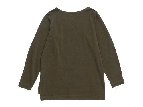TATAMIZE Boatneck Shirt OLIVE