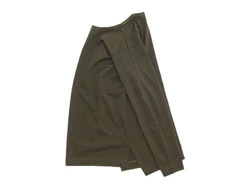 TATAMIZE Boatneck Shirt OLIVE