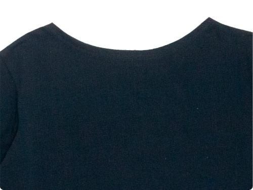 TATAMIZE Boatneck Shirt BLACK